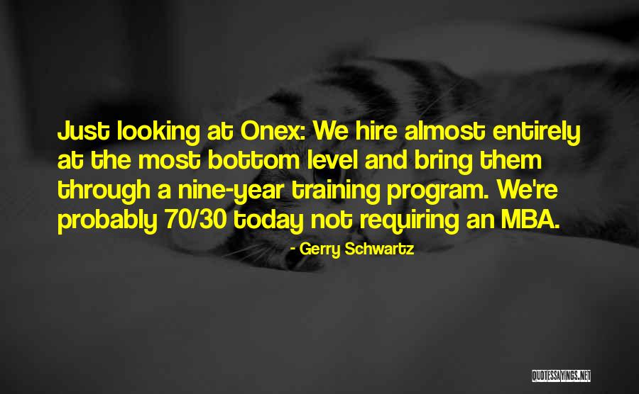 Future Orientation Quotes By Gerry Schwartz Future Orientation Quotes By Gerry Schwartz