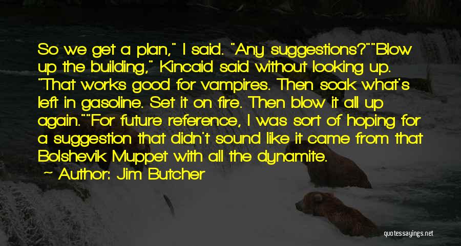 Future Plan Quotes By Jim Butcher