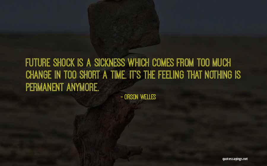 Future Shock Quotes By Orson Welles