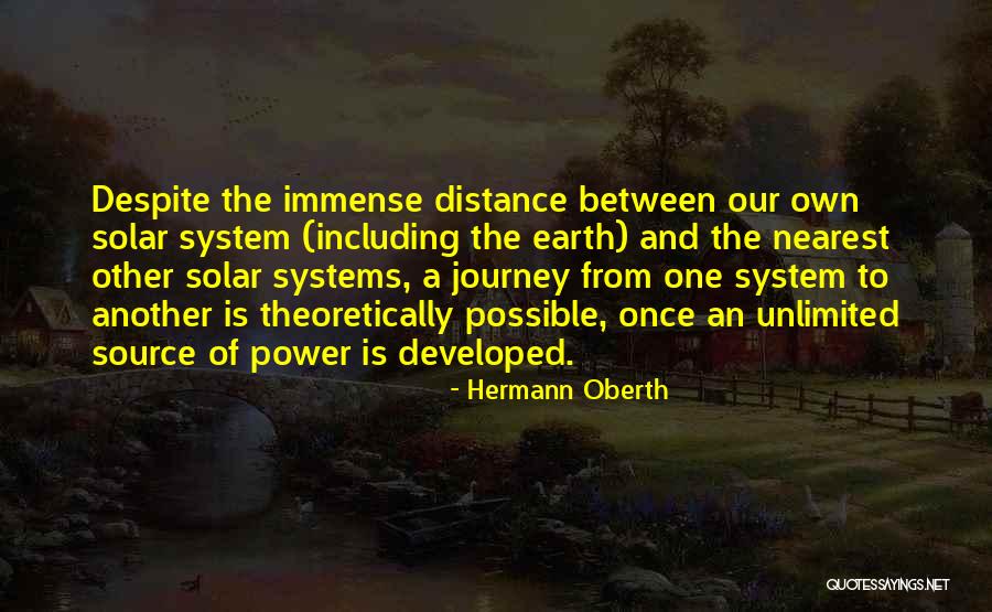 Future Source Quotes By Hermann Oberth