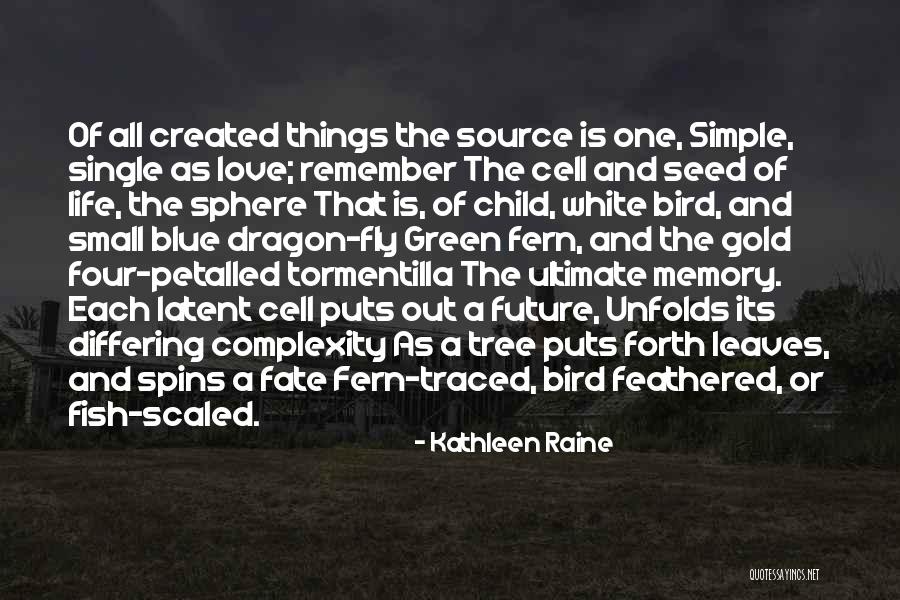 Future Source Quotes By Kathleen Raine