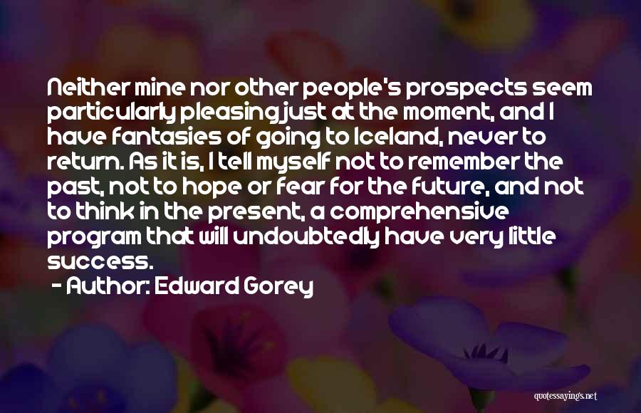 Future Success Quotes By Edward Gorey