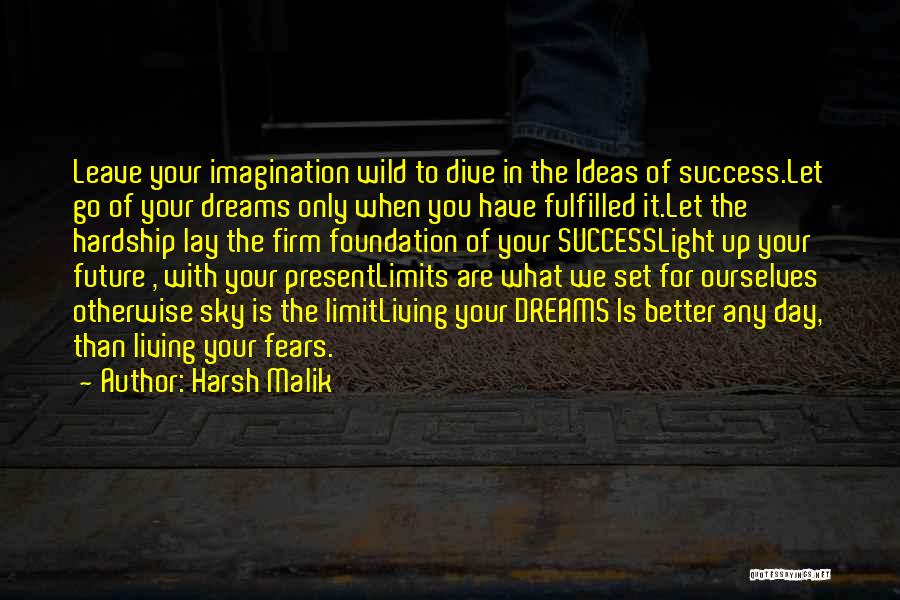 Future Success Quotes By Harsh Malik