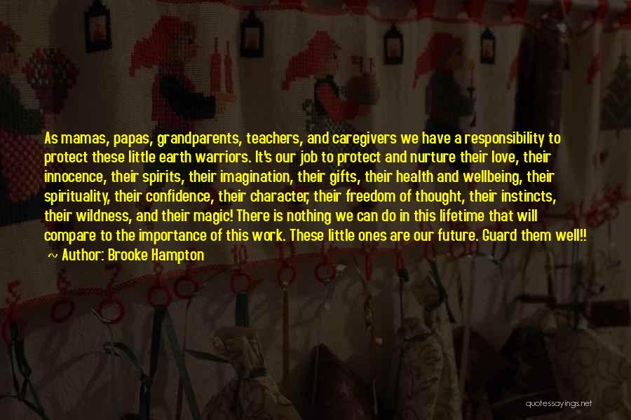 Future Teachers Quotes By Brooke Hampton