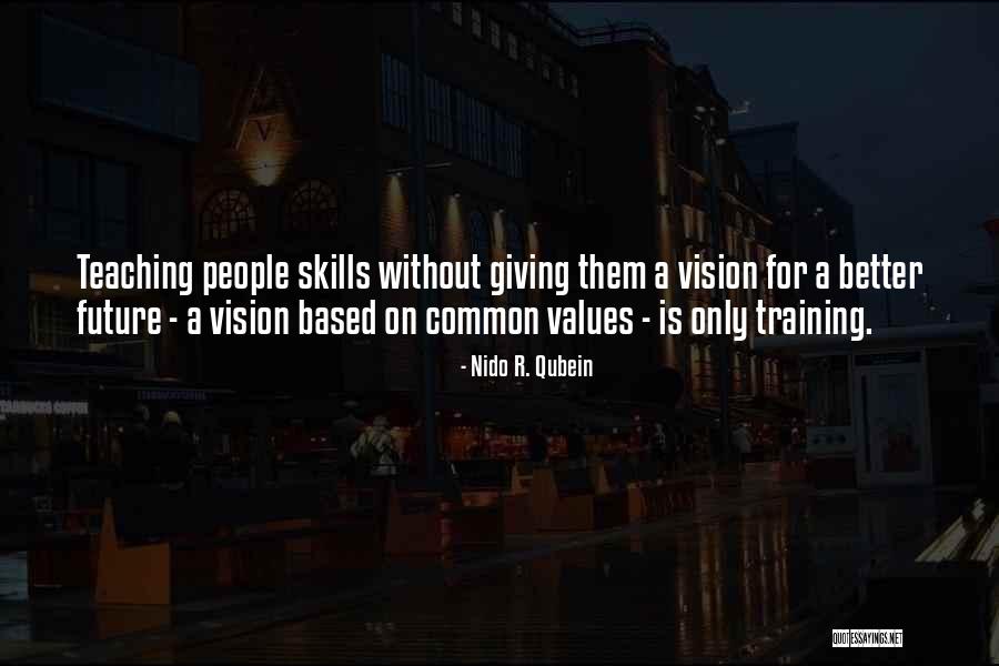 Future Teaching Quotes By Nido R. Qubein Future Teaching Quotes By Nido R. Qubein