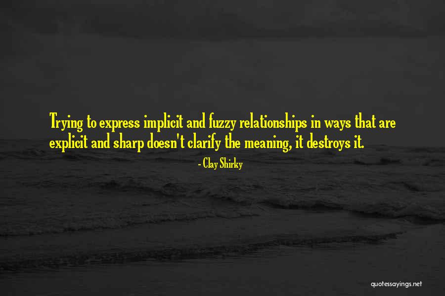 Fuzzy Quotes By Clay Shirky Fuzzy Quotes By Clay Shirky