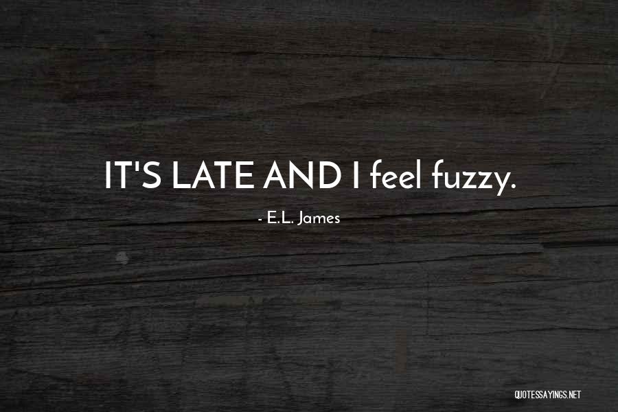 Fuzzy Quotes By E.L. James Fuzzy Quotes By E.L. James