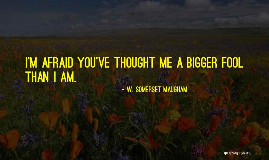 Fw Maitland Quotes By W. Somerset Maugham