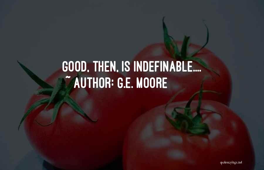 G.E. Moore Quotes 131211