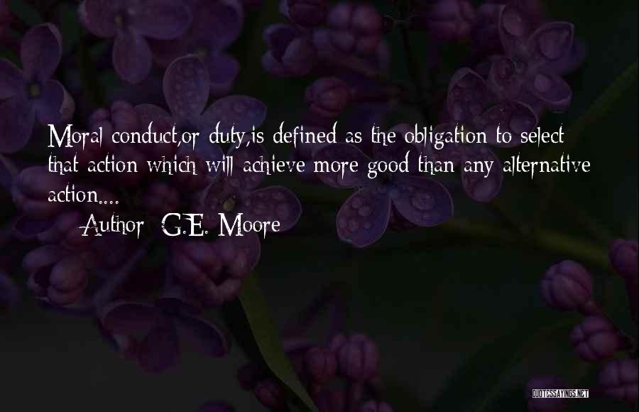 G.E. Moore Quotes 886047