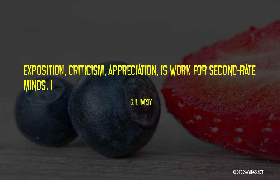 G.H. Hardy Quotes 1054215 G.H. Hardy Quotes 1054215
