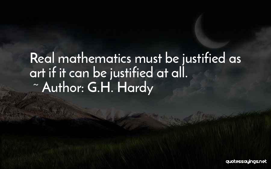 G.H. Hardy Quotes 1357994