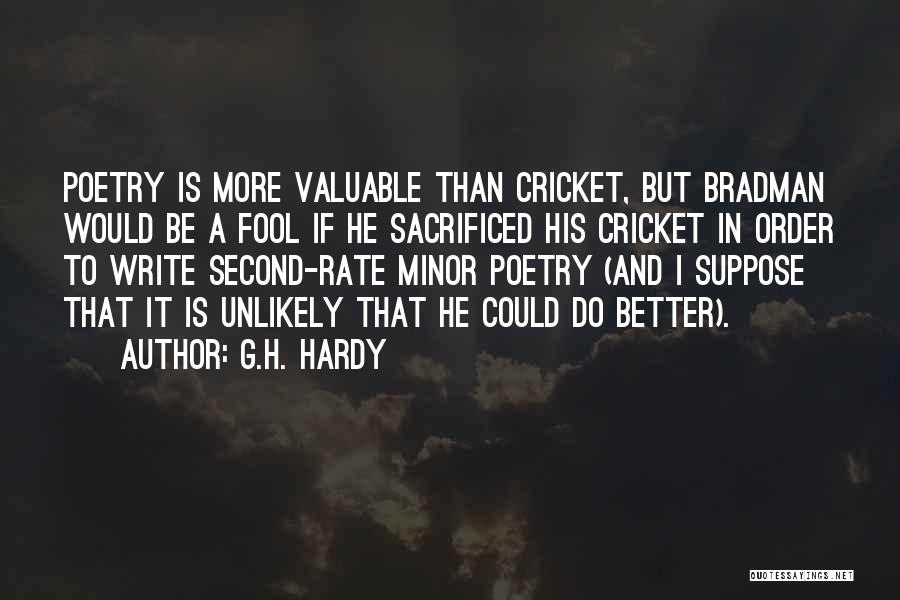 G.H. Hardy Quotes 141660