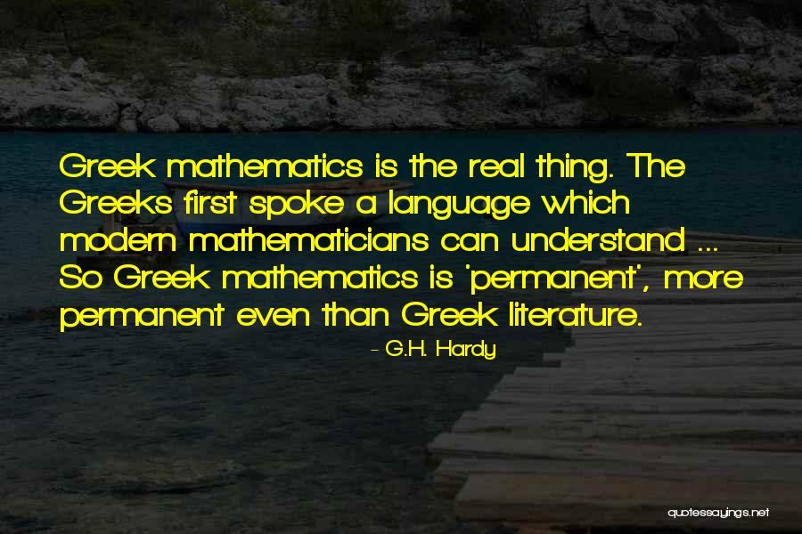 G.H. Hardy Quotes 1434339