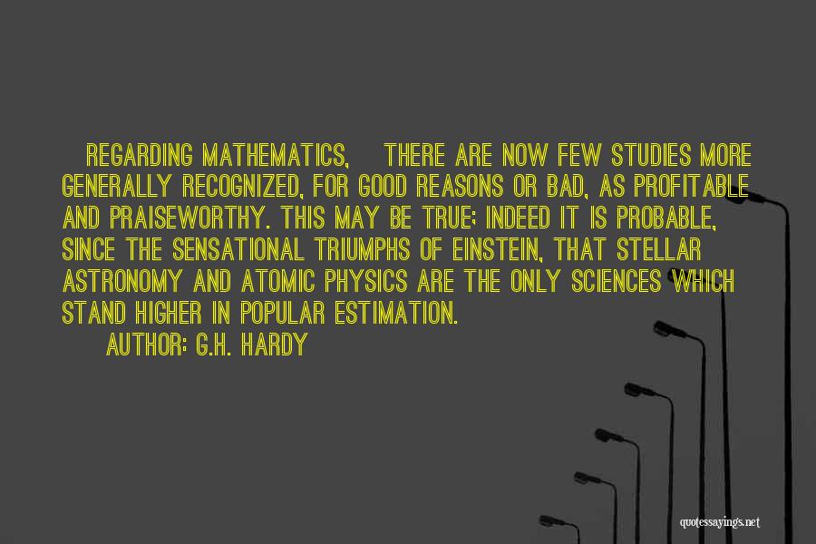 G.H. Hardy Quotes 1540411