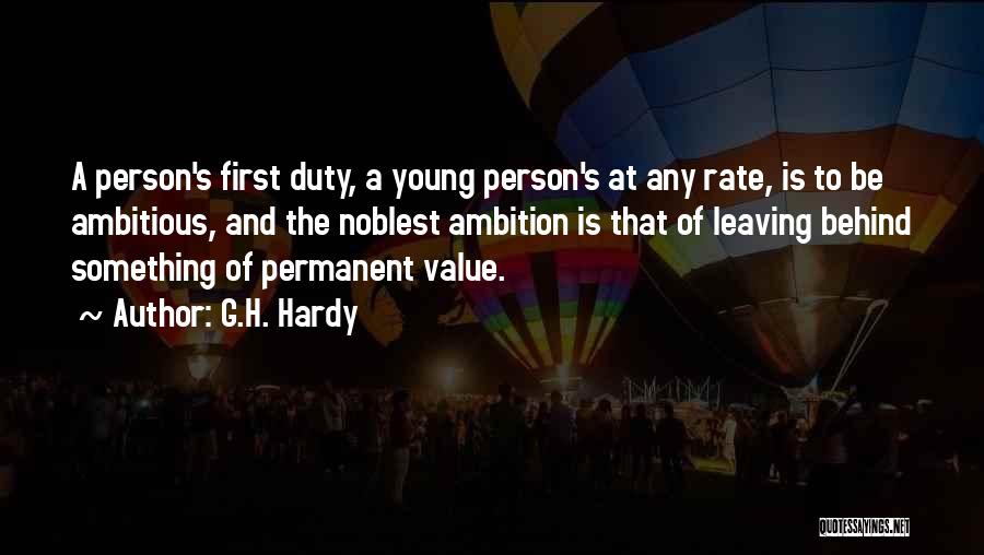 G.H. Hardy Quotes 1664268