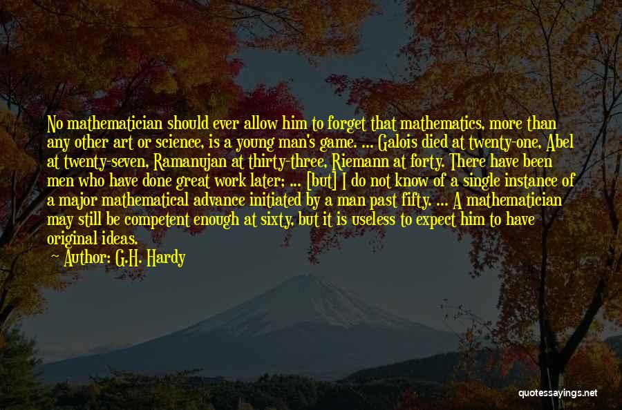 G.H. Hardy Quotes 2042657