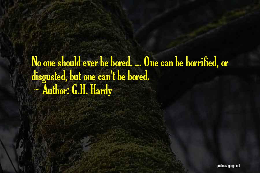 G.H. Hardy Quotes 2077175