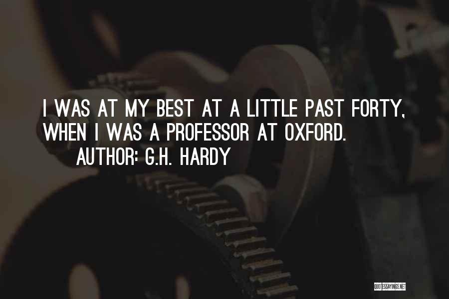 G.H. Hardy Quotes 2096572