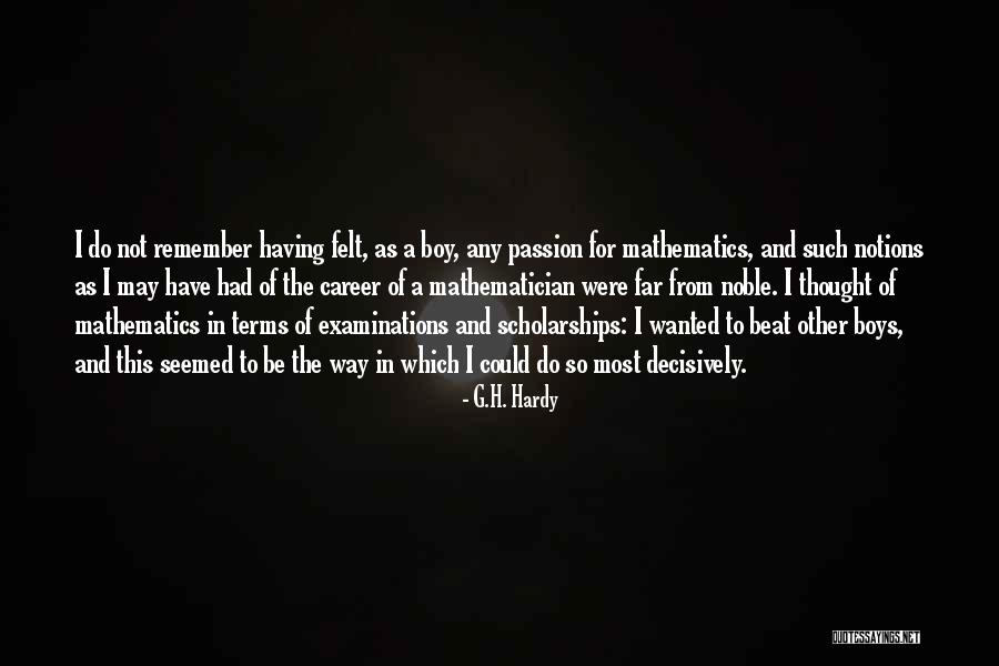 G.H. Hardy Quotes 254270 G.H. Hardy Quotes 254270