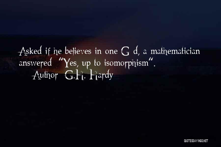 G.H. Hardy Quotes 269626