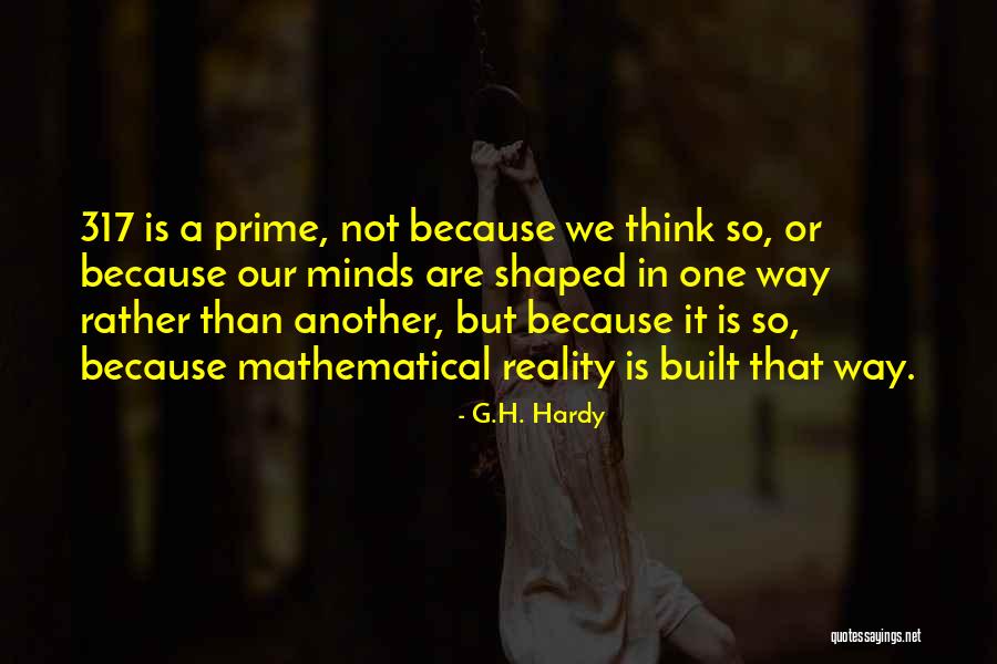 G.H. Hardy Quotes 455741