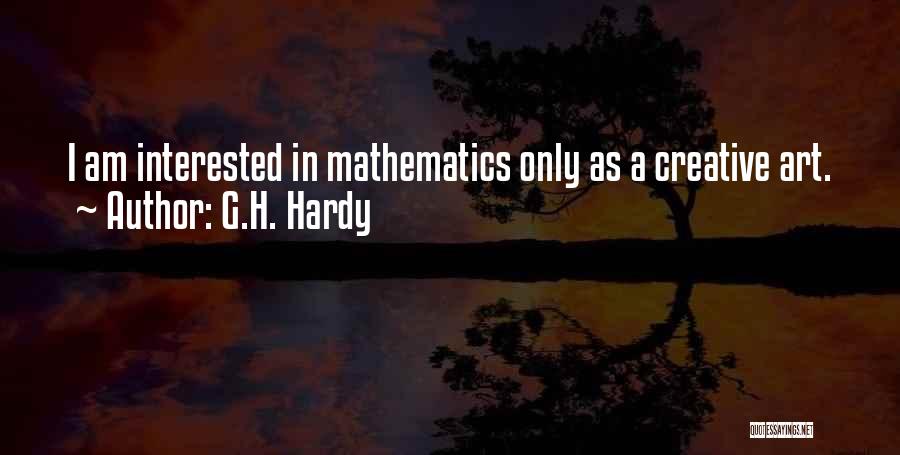 G.H. Hardy Quotes 498896