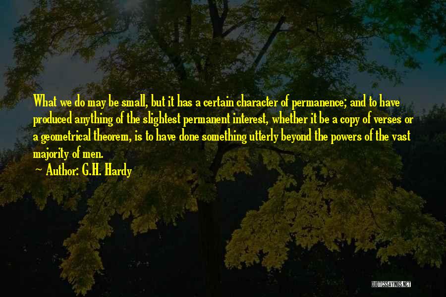 G.H. Hardy Quotes 674081