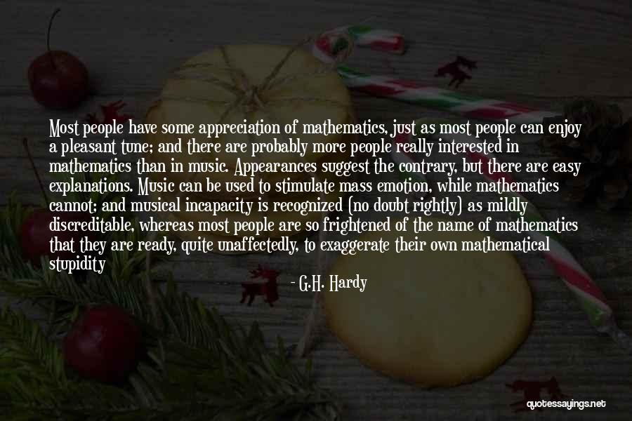 G.H. Hardy Quotes 809318