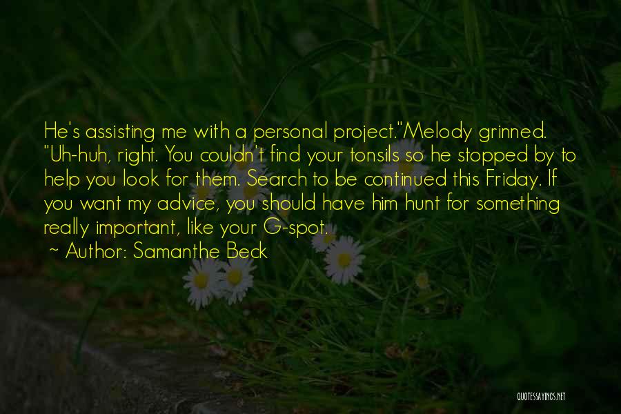 G Spot Quotes By Samanthe Beck