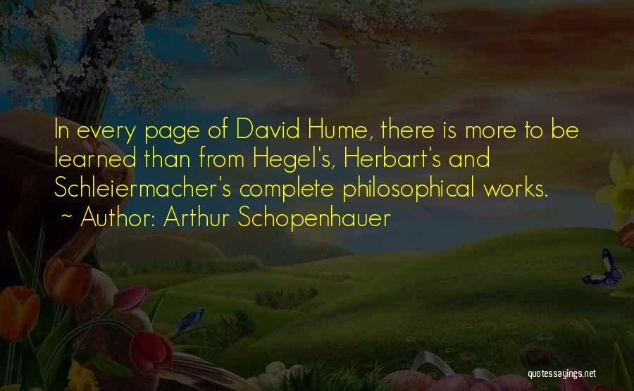 G.w.f. Hegel Quotes By Arthur Schopenhauer