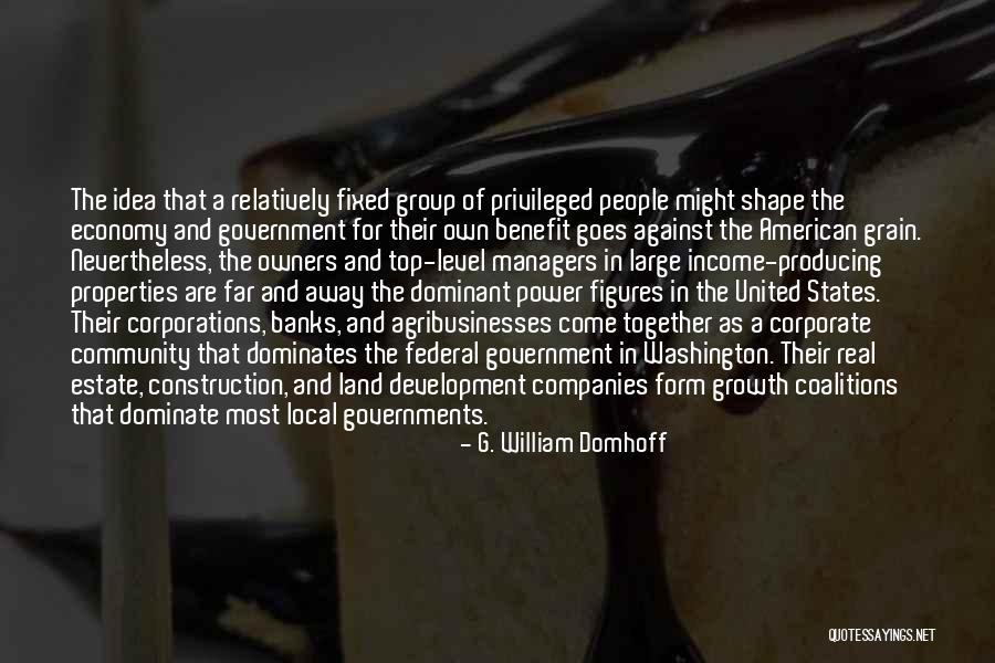 G. William Domhoff Quotes 1501638 G. William Domhoff Quotes 1501638
