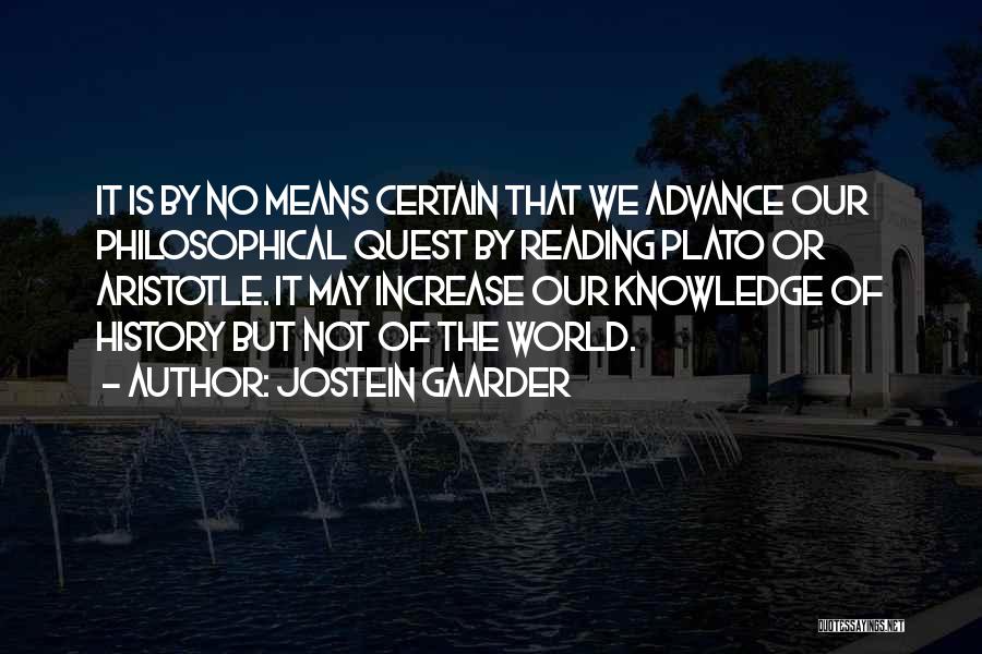 Gaarder Quotes By Jostein Gaarder