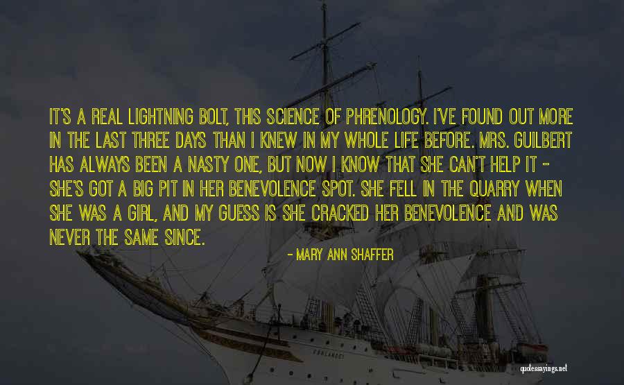 Gachette Porte Quotes By Mary Ann Shaffer Gachette Porte Quotes By Mary Ann Shaffer