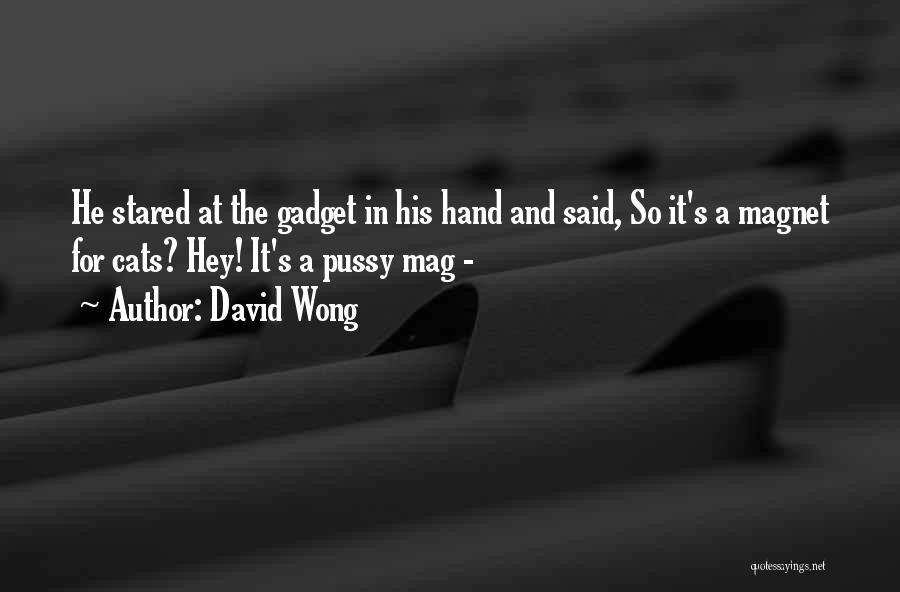 Gadget Quotes By David Wong