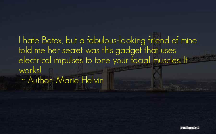 Gadget Quotes By Marie Helvin