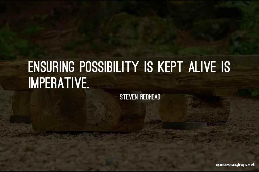 Gadzhieva Quotes By Steven Redhead