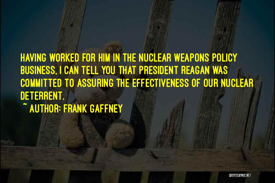 Gaffney Quotes By Frank Gaffney