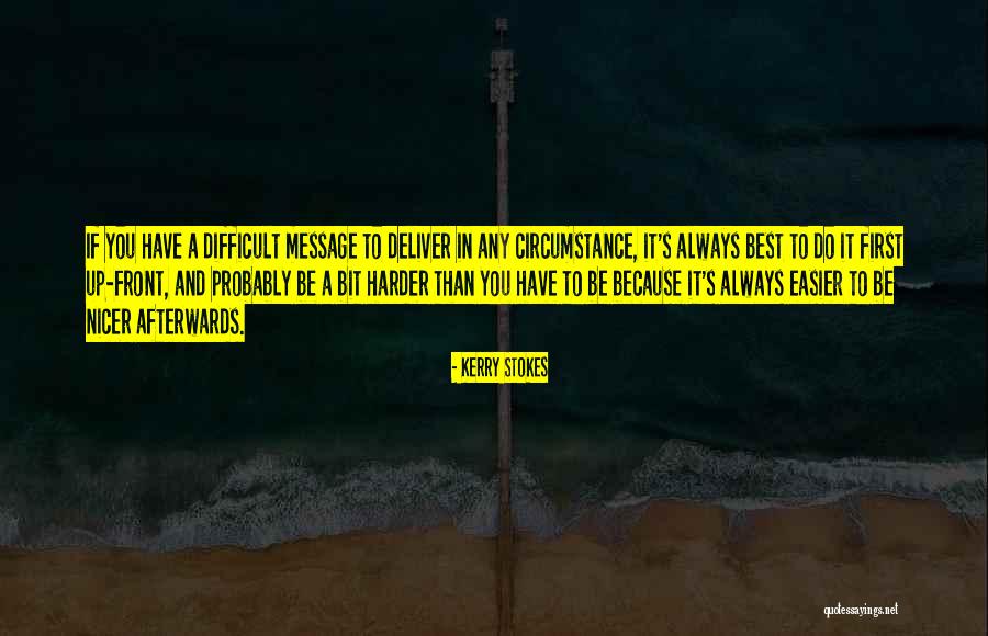Gaggar Quotes By Kerry Stokes Gaggar Quotes By Kerry Stokes