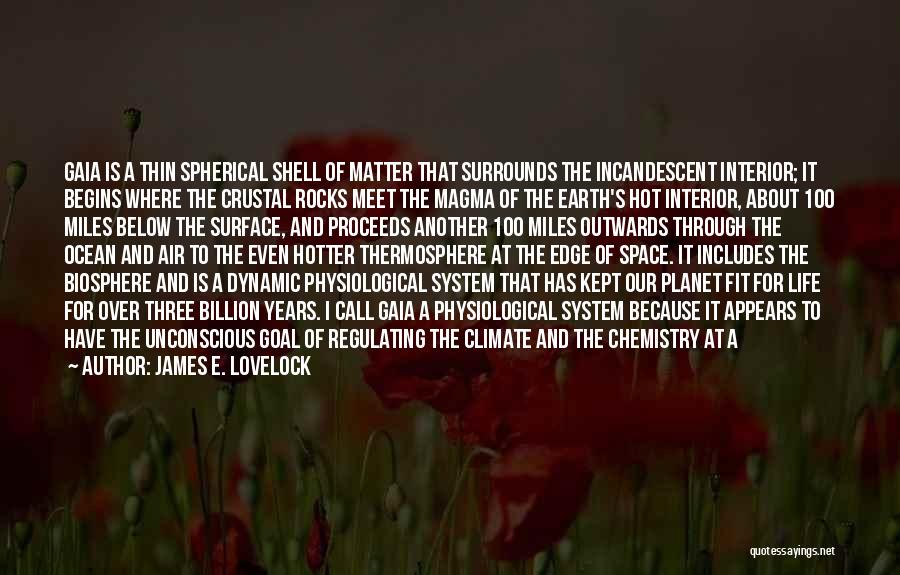 Gaia Quotes By James E. Lovelock