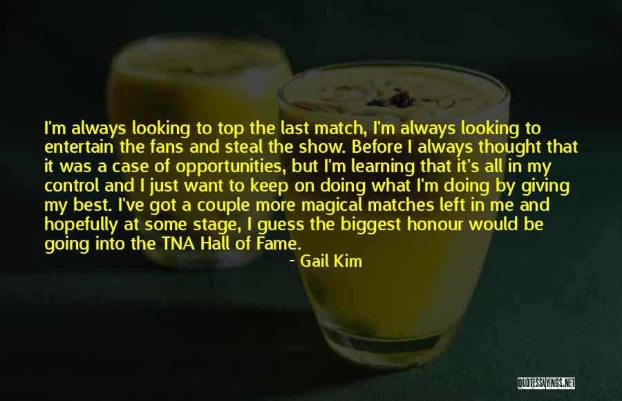 Gail Kim Quotes 2044424 Gail Kim Quotes 2044424