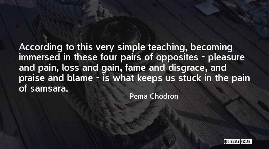 Gain And Loss Quotes By Pema Chodron Gain And Loss Quotes By Pema Chodron