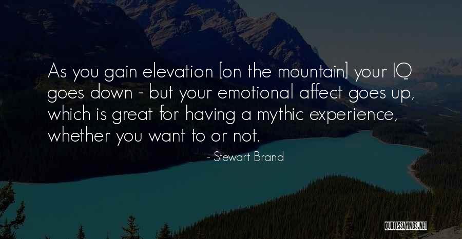 Gain Experience Quotes By Stewart Brand