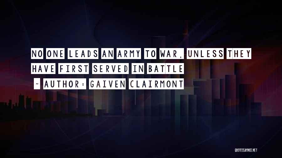 Gaiven Clairmont Quotes 1054301