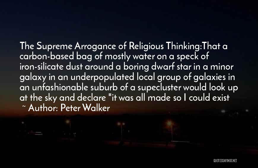 Galaxy And Star Quotes By Peter Walker