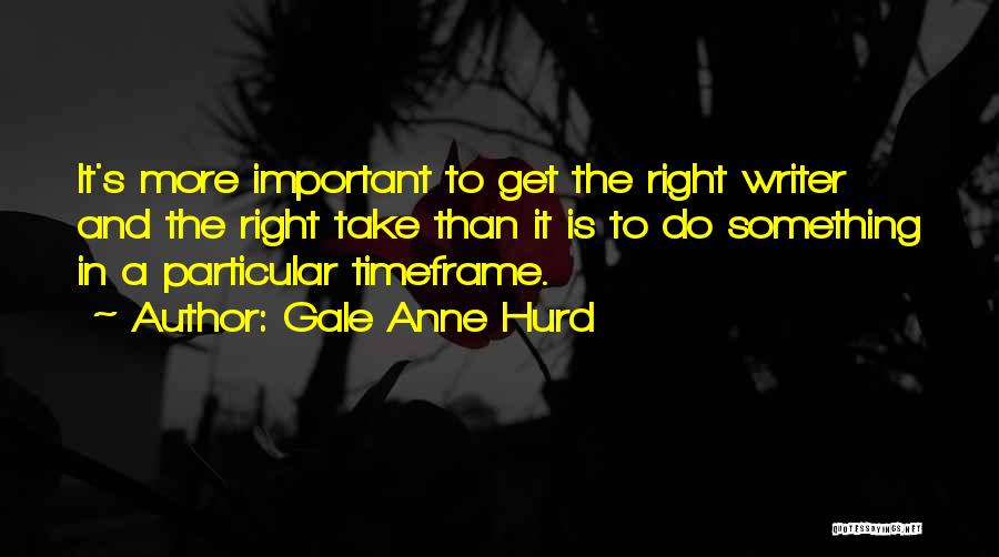 Gale Anne Hurd Quotes 1481746