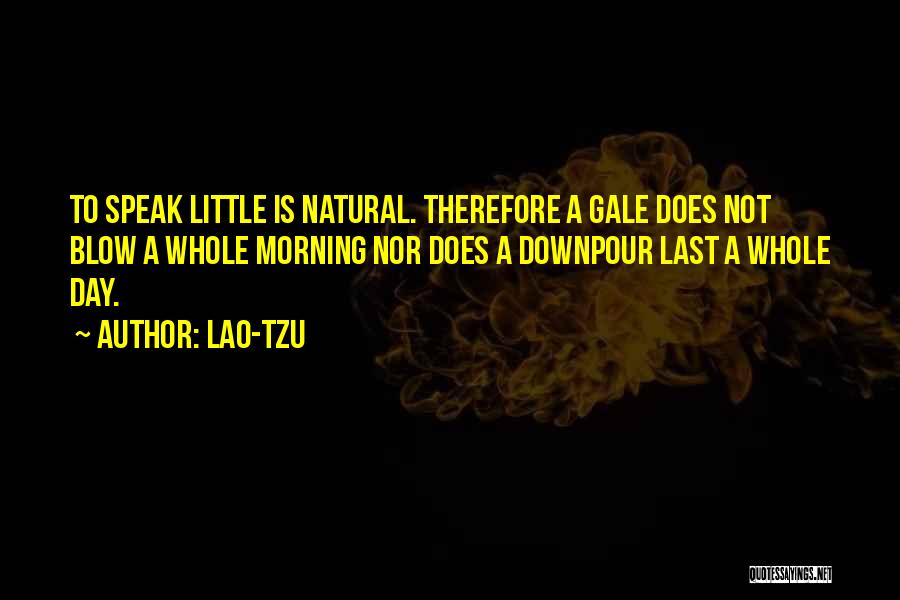 Gale Quotes By Lao-Tzu