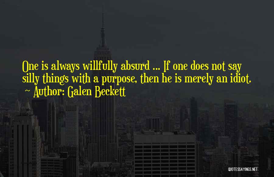 Galen Beckett Quotes 2195415