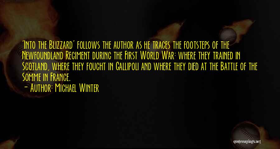 Gallipoli Battle Quotes By Michael Winter