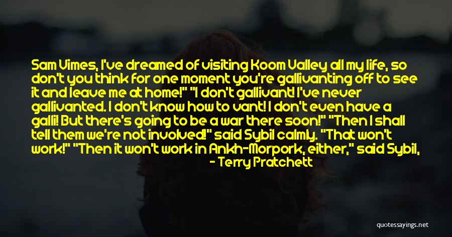 Gallivanting Quotes By Terry Pratchett Gallivanting Quotes By Terry Pratchett